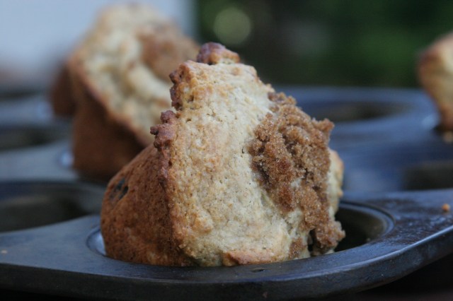 Muffin Cooling on its Side